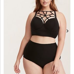 Torrid Cages Push-Up Balconette Bikini Top